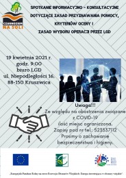 LGD Czarnoziem na Soli - Spotkanie informacyjno - konsultacyjne dotyczące zasad przyznawania pomocy, kryteriów oceny i zasad wyboru operacji przez LGD!