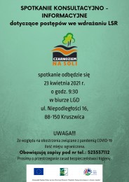 LGD Czarnoziem na Soli - Spotkanie informacyjno - konsultacyjne dotyczące postępów we wdrażaniu LSR!