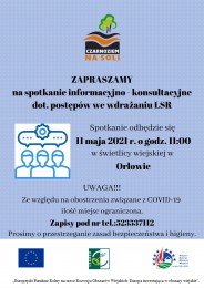 LGD Czarnoziem na Soli - Spotkanie informacyjno - konsultacyjne dotyczące postępów we wdrażaniu LSR!