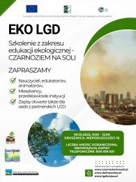 LGD Czarnoziem na Soli - Bezpłatne szkolenia z zakresu edukacji ekologicznej