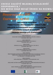 LGD Czarnoziem na Soli - Zapraszamy na spotkania informacyjne w Gminach
