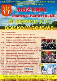 LGD Czarnoziem na Soli - DOŻYNKI GMINNO - PARAFIALNE W ROJEWIE 26.08.2017 R.