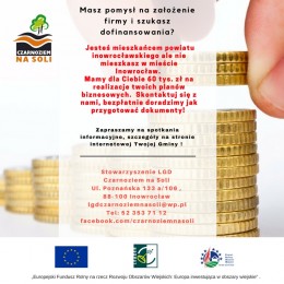 LGD Czarnoziem na Soli - Masz pomysł na założenie firmy  i szukasz dofinansowania?