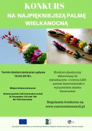 LGD Czarnoziem na Soli - Konkurs na NAJPIĘKNIEJSZĄ PALMĘ WIELKANOCNĄ  !!!