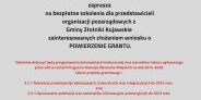 LGD Czarnoziem na Soli - Organizacje pozarządowe - Gmina Złotniki Kujawskie - szkolenie GRANTY - zapraszamy !