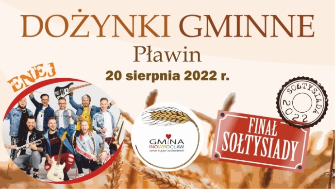 LGD Czarnoziem na Soli - Inowrocławskie Dożynki Gminne w tym roku w Pławinie!