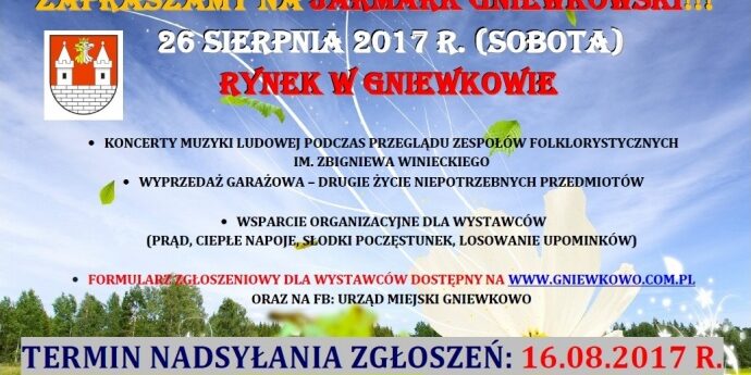 LGD Czarnoziem na Soli - Jarmark Gniewkowski - 26.08.2017 Zapraszamy !