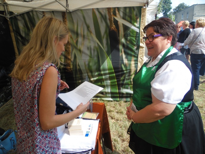 LGD Czarnoziem na Soli - Mobilny Punkt Informacyjny podczas Dożynek w Wierzejewicach !